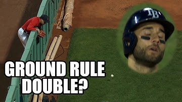 Tampa Bay Rays Lose on Weird Ground Rule Double Rule