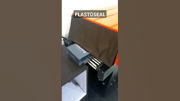 Box shrink wrapping using L Sealer and shrink tunnel