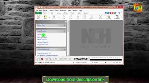 WavePad Sound Editor
