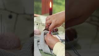 Embellish your knits with yarn embroidery - DIY by Søstrene Grene