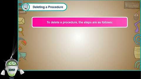 Deleting a Procedure-Class 4-Chapter 8-Part 5-Procedures in LOGO