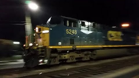 [CSX]5248 ES40DC-ES40DC Leads Q141-21 With Long Cut Of Juice Cars In Fay NC Headed SB