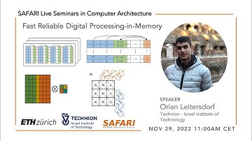 SAFARI Live Seminar - Fast Reliable Digital Processing-in-Memory