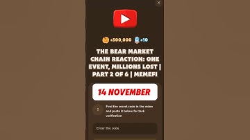 THE BEAR MARKET CHAIN REACTION: ONE EVENT, MILLIONS LOST | PART 2 OF 6 | MEMEFI #memefi #code