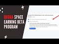 Quora space earning beta program