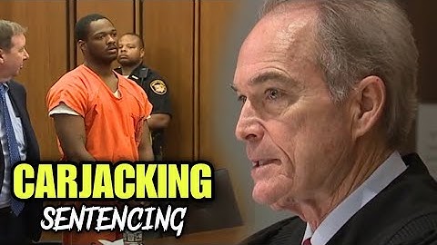 SENTENCED to PRISON for CARJACKING (OHIO)