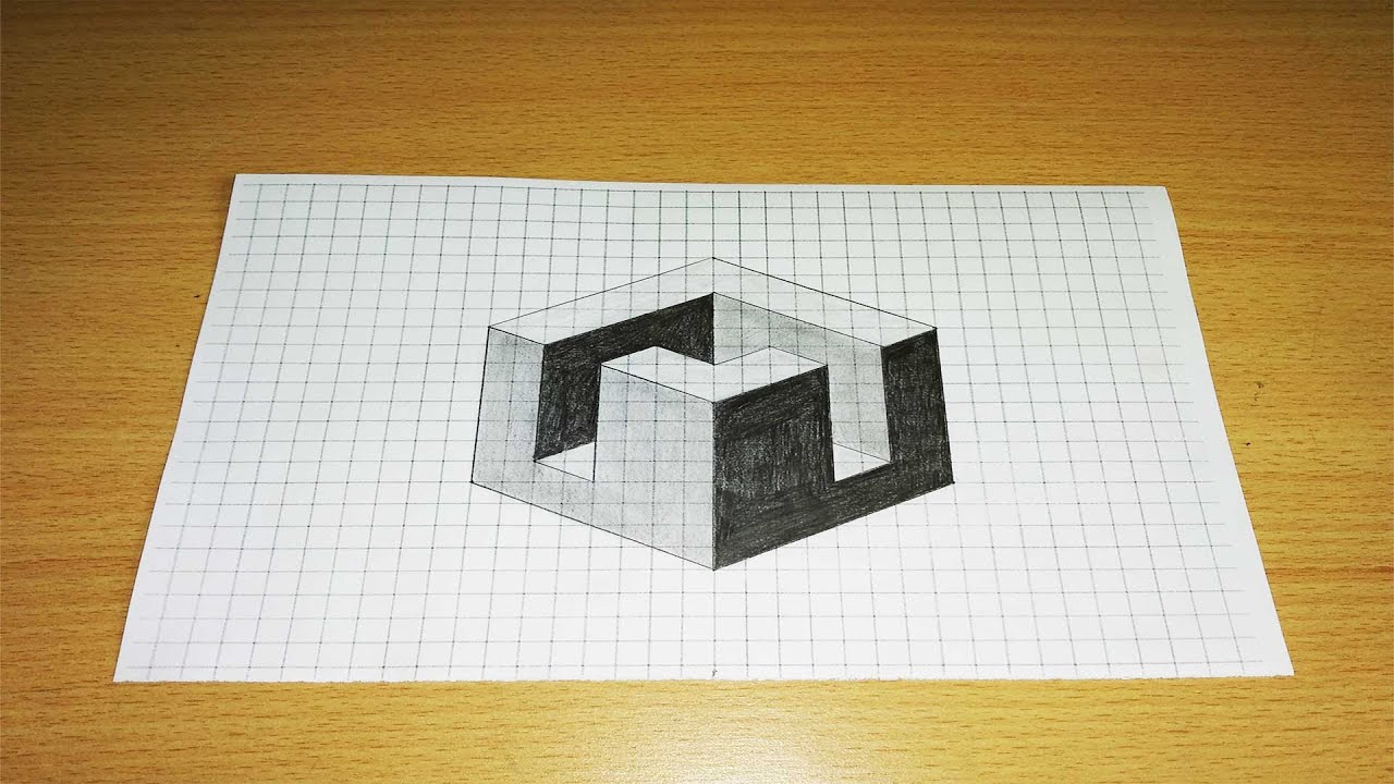 3D illusion Video | How To Draw A Wonderful Illusion Figure - YouTube