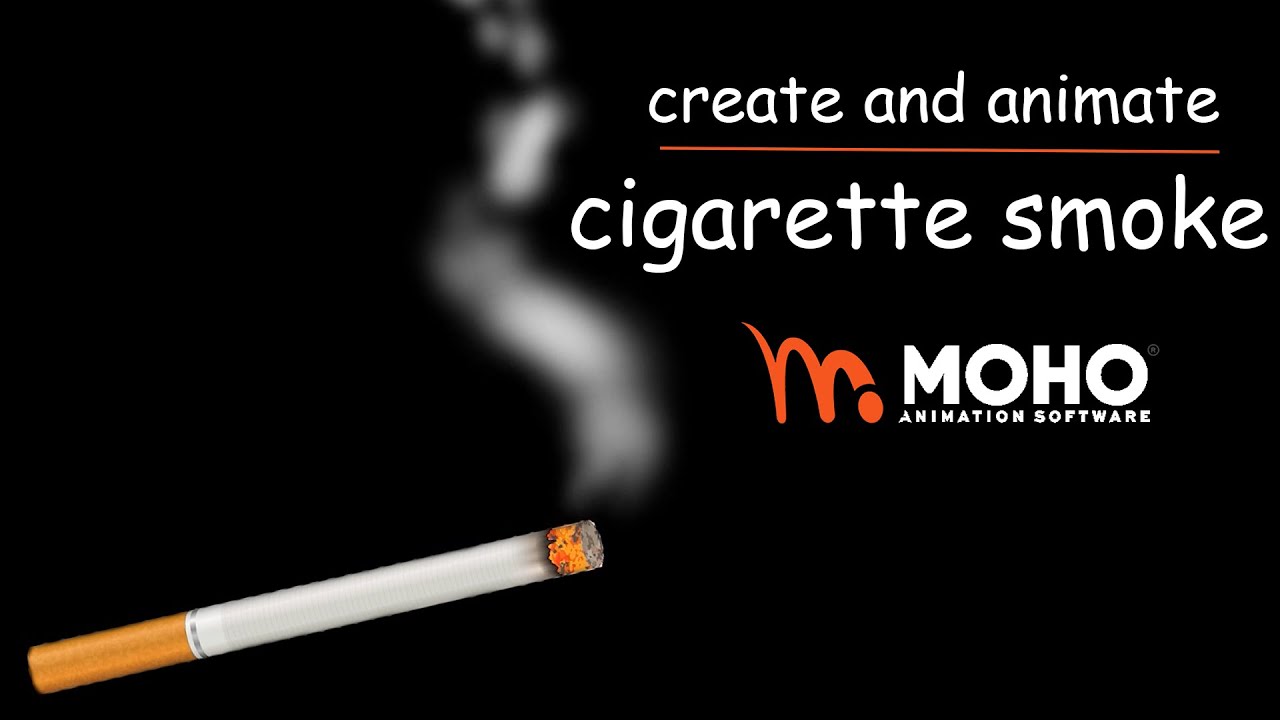 How to create and animate cigarette smoke in Moho