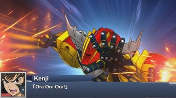 [ENG Sub]Super Robot Wars DD - Steel Jeeg Attacks | スーパーロボット大戦DD - 鋼鉄ジーグ(新) 全武装
