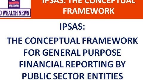IPSAS:  conceptual Framework