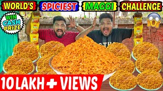 WORLD’S SPICIEST MAGGI EATING CHALLENGE | 10X SPICIEST SAOJI MAGGI COMPETITION (Ep-440)