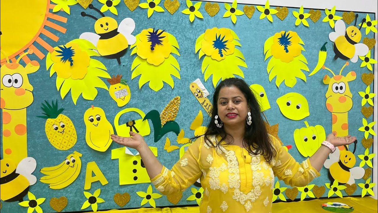 Yellow Day Craft Ideas Yellow Day Board Decoration Yellow Day yellow-day-craft-ideas-yellow-day-board-decoration-yellow-day