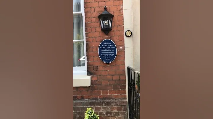 Herbert Pugh blue plaque