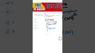 FREE ECET2026 Maths Classes 🚀 | Score High with Smart Tricks | Q-101 Fully Explained,#freeecet