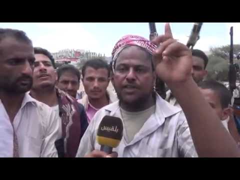 احتشاد ابناء ماوية وانظمامهم الي المقاومة الشعبية بمحافظة تعز 