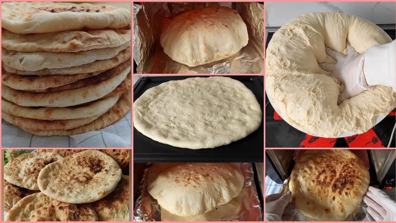 خبز تنور بالفرن التندوري / خبز طري من أروع ما يكون / homemade tender ...