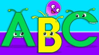 ABC song for kids - Learn the alphabet with Groovy The Martian nursery rhymes \& educational videos