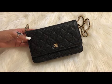 MY FIRST CHANEL BAG😍 CHANEL WOC/ what fits in it? 