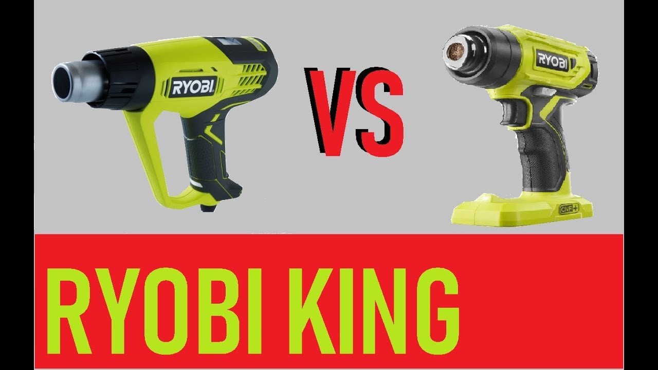 Ryobi P3150 R18HG 18V Heat Gun Demo Video 