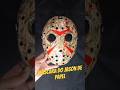 Máscara do Jason de #papelmache #artesanato #ytshorts #mask #jason #diy #shorts