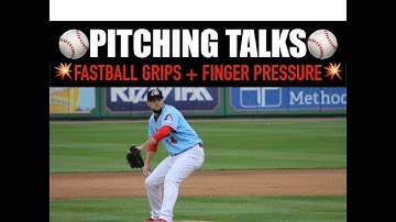Robby Row Pitching Talks   Fastball Grips + Finger Pressure