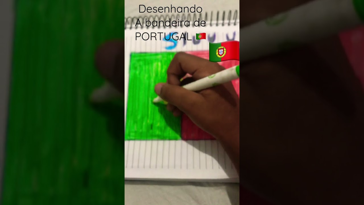 Desenhando a bandeira de Portugal