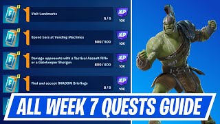 Fortnite Complete Week 7 Quests - How to EASILY Complete Week 7 Challenges in Chapter 5 Season 2