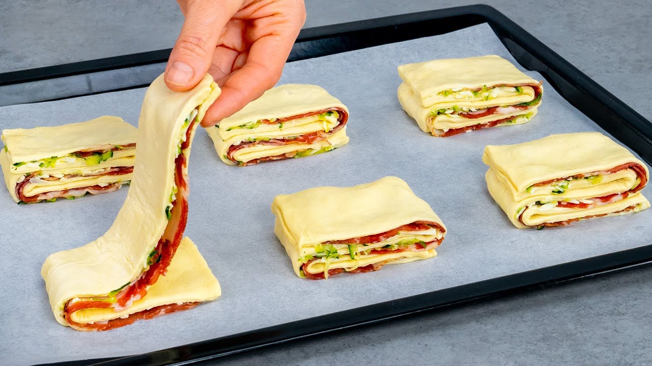 Я научила всех своих друзей готовить самую быструю закуску из слоёного теста!