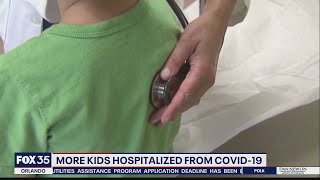 More kids hospitalized from COVID-19