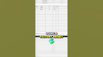 Importance of factory reset