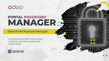 Odoo Password Manager Vault,  secure and powerful solution to store, organize, and share passwords