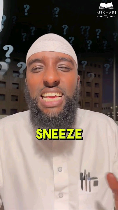 Sneezing a lot? Do this!#LetTheSunnahGoForth