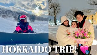 FIRST TIME SNOWBOARDING + VALENTINES DAY! - RiVlog #80
