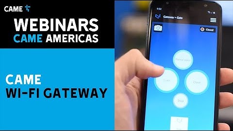 🔹🔹 CAME Wi-Fi Gateway 🔹🔹