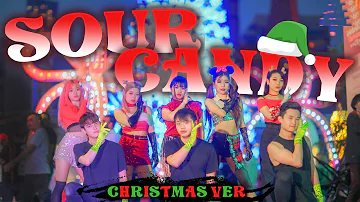 [CHRISTMAS KPOP IN PUBLIC] BLACKPINK x LADY GAGA - Sour Candy Dance Cover | KM United