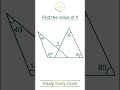 100. Find the value of x #vikalpstudycircle #maths #mathschallenge #foryou