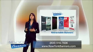 New York Banners TV commercial 1-800-516-7606
