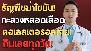 5 อาหารลดคอเลสเตอรอล LDL ฟื้นฟูหลอดเลือด เหมาะมากสำหรับวัย 50+ | สุขภาพของผู้สูงอายุ