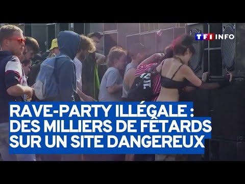 Des milliers de fêtards sur un site dangereux en Dordogne