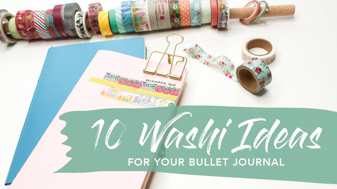 20 Ways to Use Washi Tape in Bullet Journal