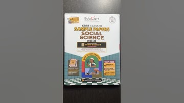 Educart CBSE Sample Paper Class 10 2025-26 Social Science #exampaper