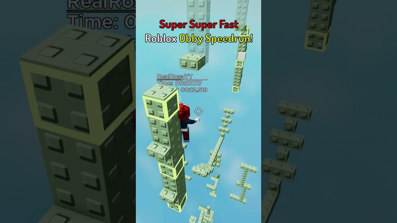 SUPER FAST Roblox Obby Speedrun 