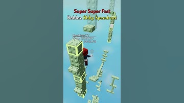 SUPER SUPER FAST Roblox Obby Speedrun!