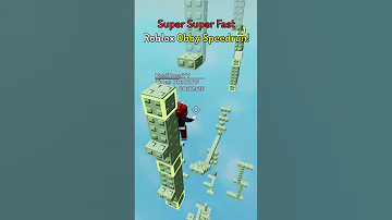 SUPER SUPER FAST Roblox Obby Speedrun 