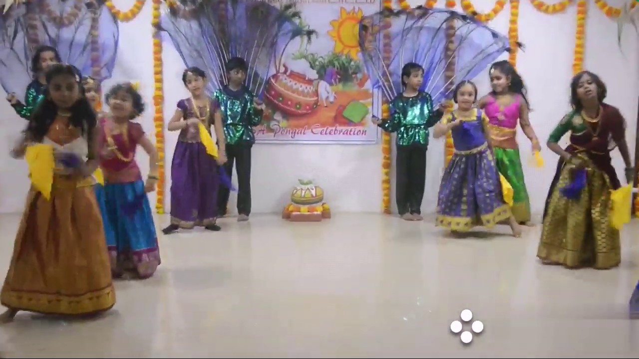 Oyilattam/ ஒயிலாட்டம் /Tamil Nadu's Folk Dance by kids YouTube