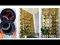 SEE HOW SHE TURNED DOLLAR TREE PLATES INTO A ROOM DIVIDER