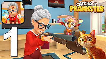 Cat Chaos Prankster - Gameplay Walkthrough Part 1 Chapter 1 Troll Granny All Levels (Android, iOS)