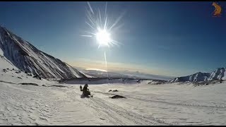 Сноуборд, Лыжи, Спуск С Вулкана.