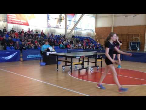 1..2 ДУДАРЬ Алена - МАРИНИНА Ольга. Первенство ДВФО среди кадетов. 15-19.03.17