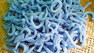 Làm MỨT DỪA NON MÀU XANH BIỂN từ hoa đậu biếc ngon đẹp đón tết.